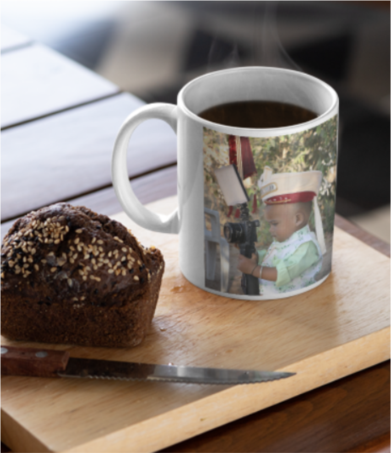11 OZ White Ceramic Mug